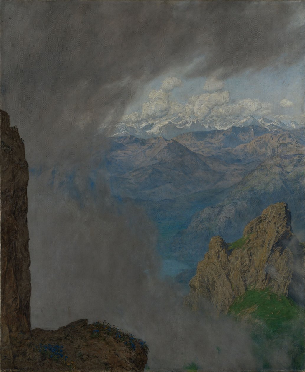 Uitzicht vanaf de Pilatus door Hans Thoma