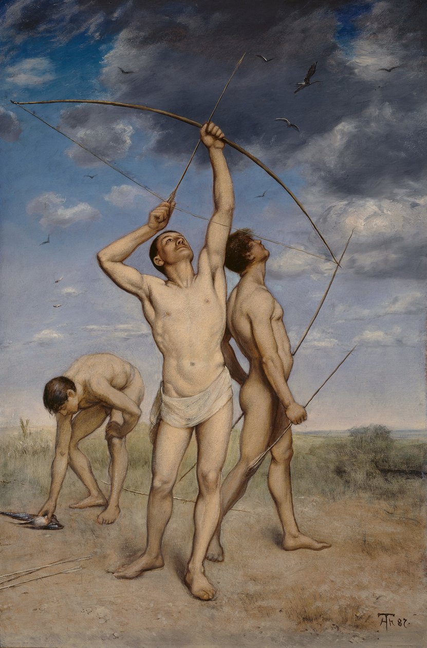 Boogschutters door Hans Thoma