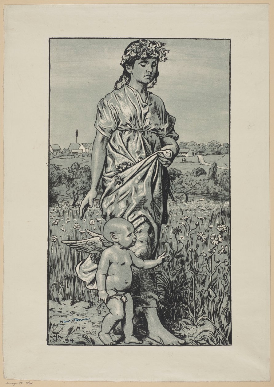 Flora door Hans Thoma