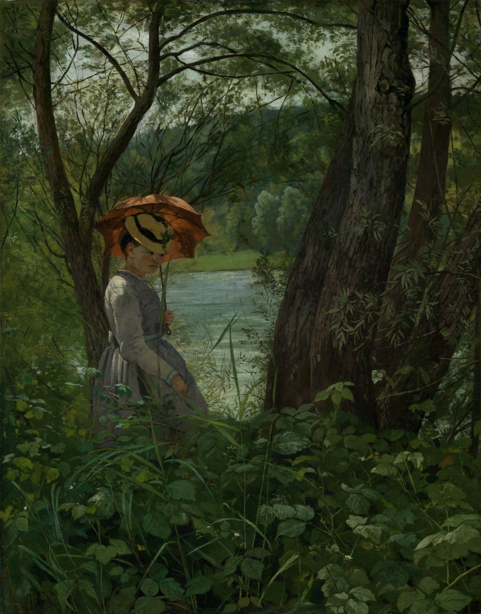 In de zon door Hans Thoma