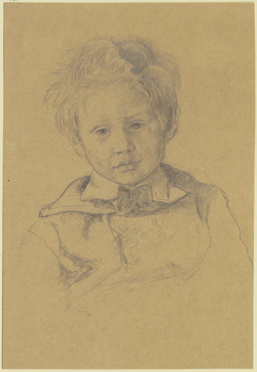 Kinderportret van de zoon van Victor Müller door Hans Thoma