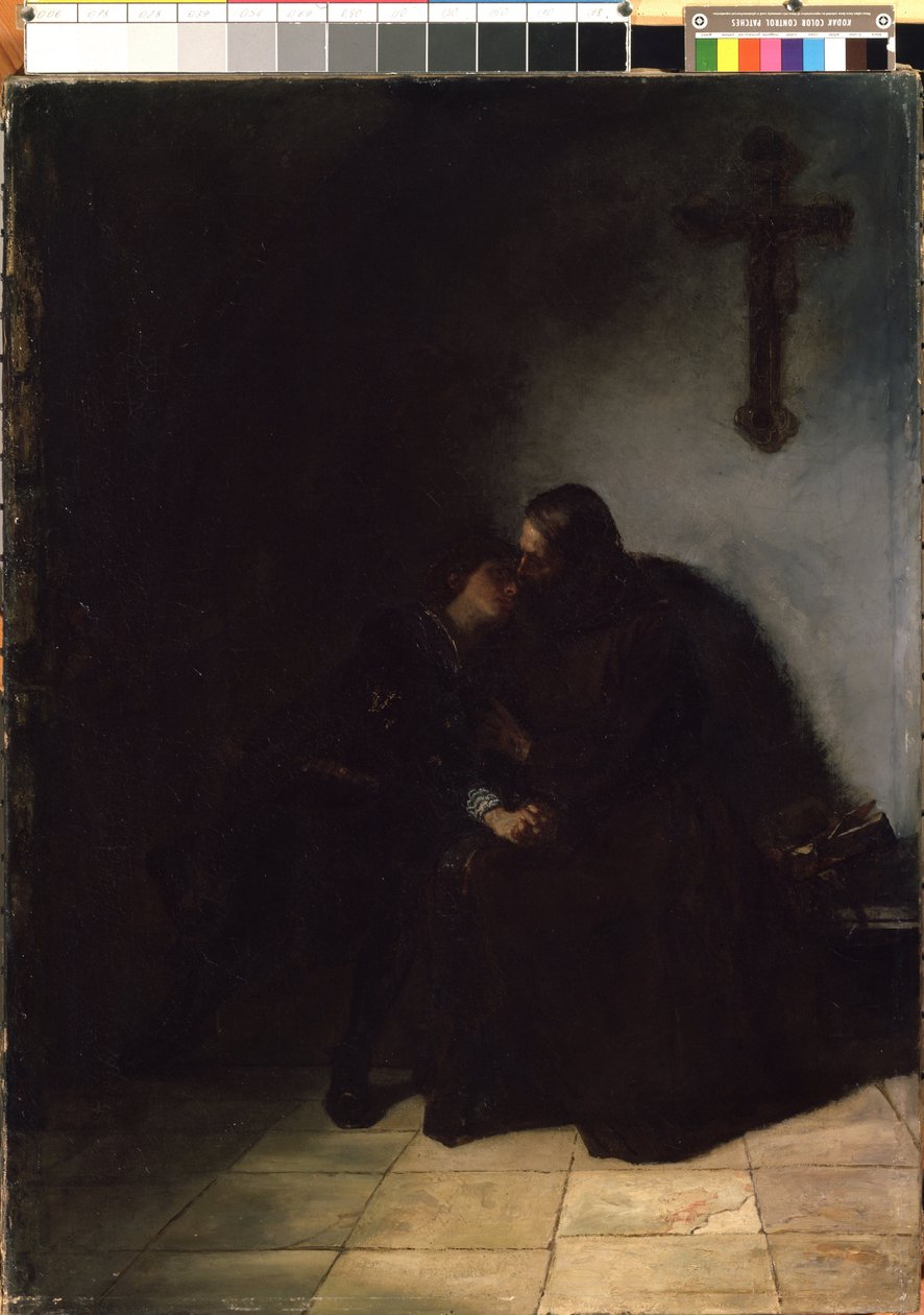 Het afscheid van de veroordeelde door Hans Thoma