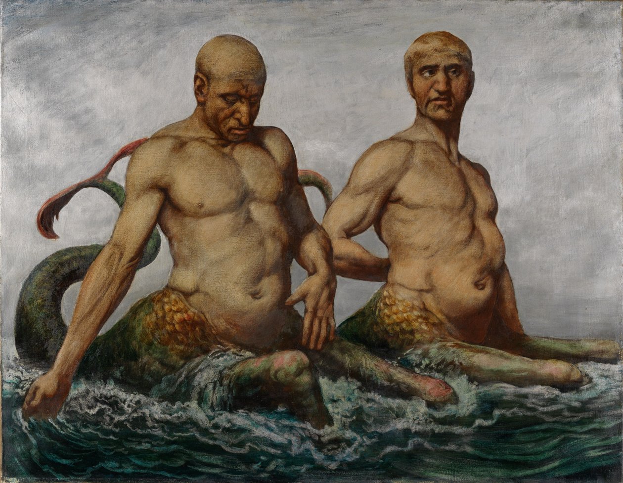 Zeemeermannen door Hans Thoma