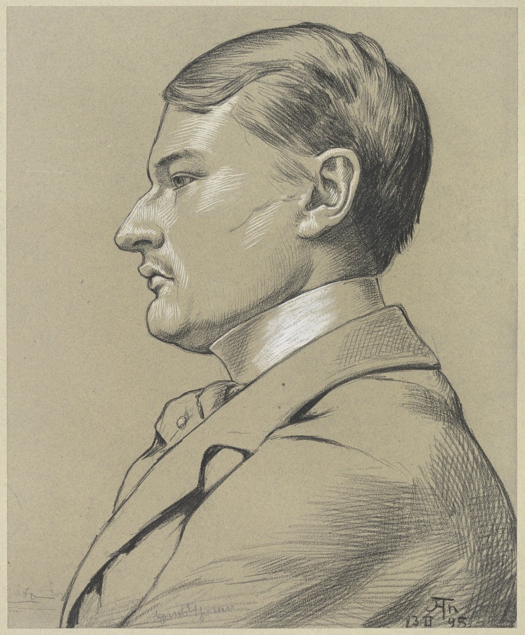 Portret van Otto Küchler door Hans Thoma