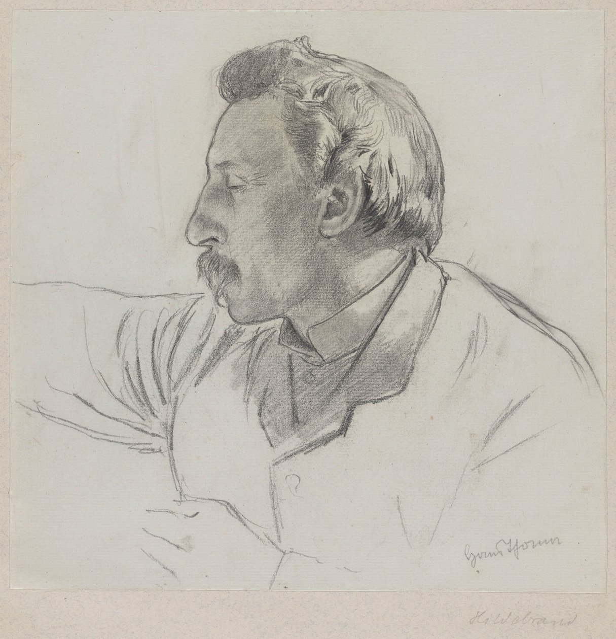 Portret van Adolf Hildebrand (1841-1921) door Hans Thoma