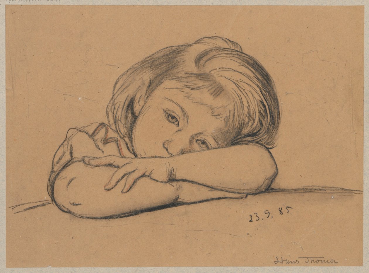 Portret van Ella door Hans Thoma