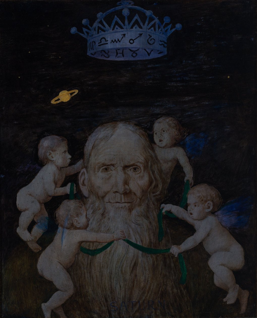 Saturnus door Hans Thoma