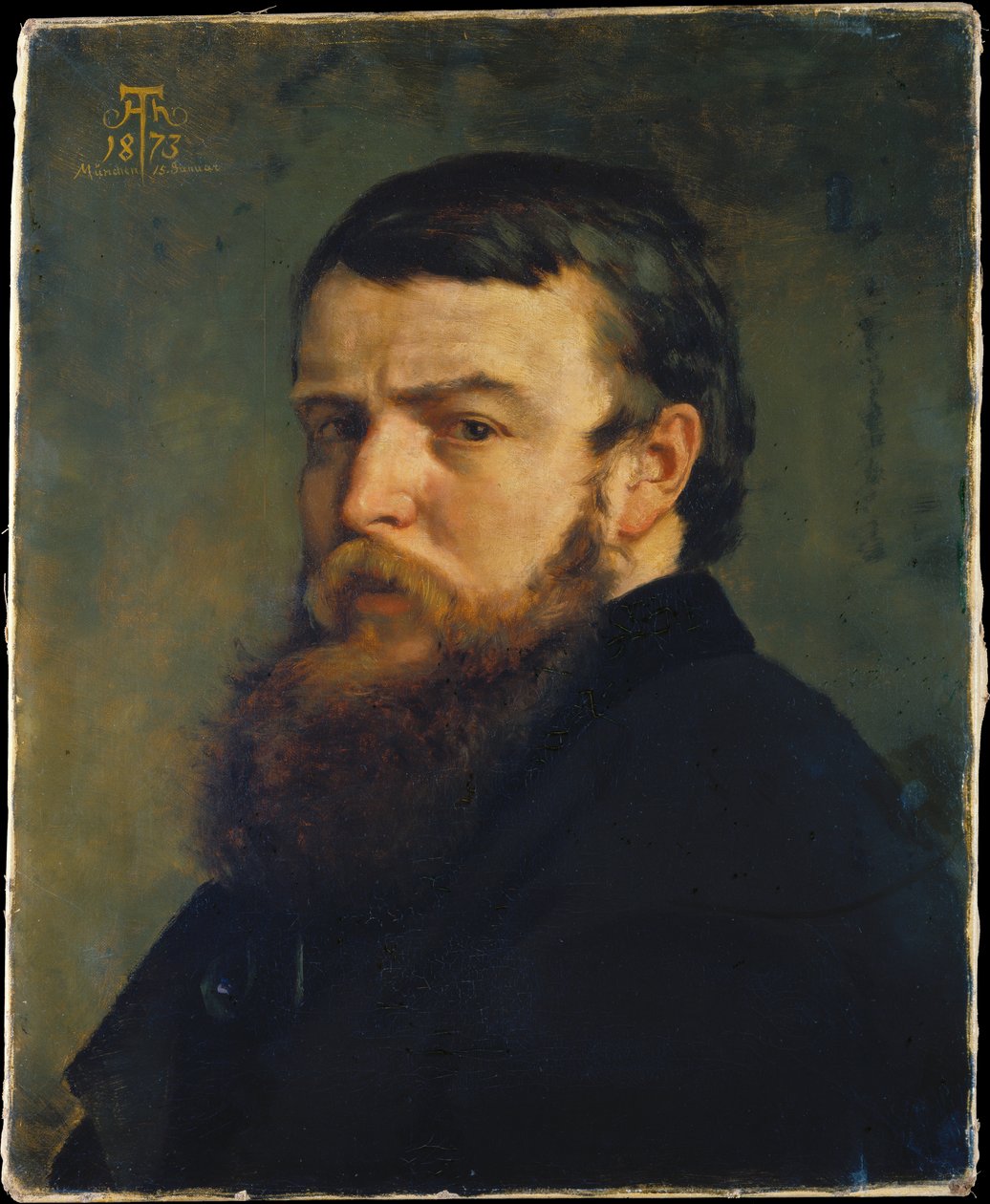 Zelfportret uit München door Hans Thoma