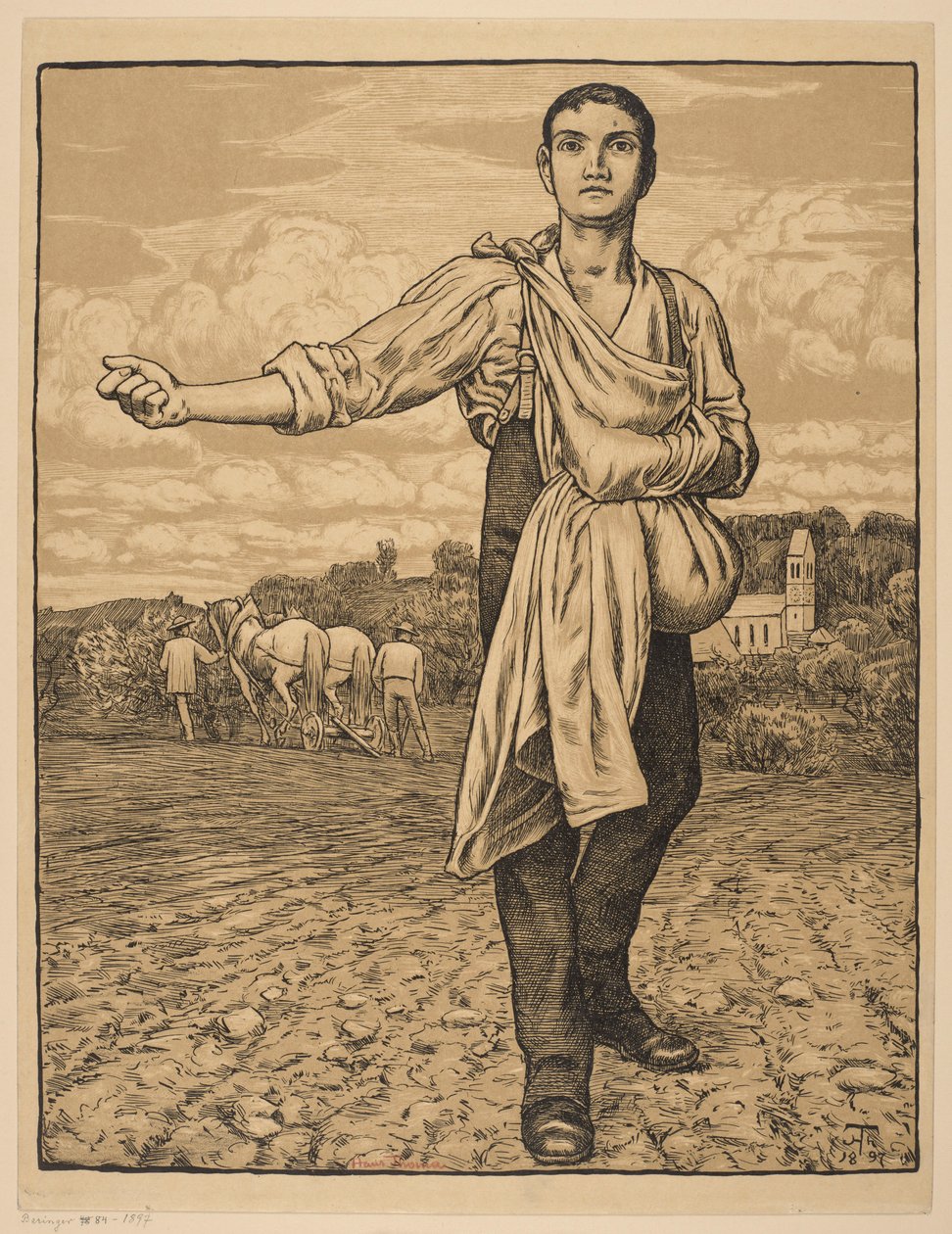 De zaaier door Hans Thoma