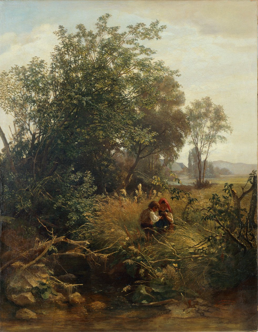 Een zomerochtend in het Bernauer-dal door Hans Thoma