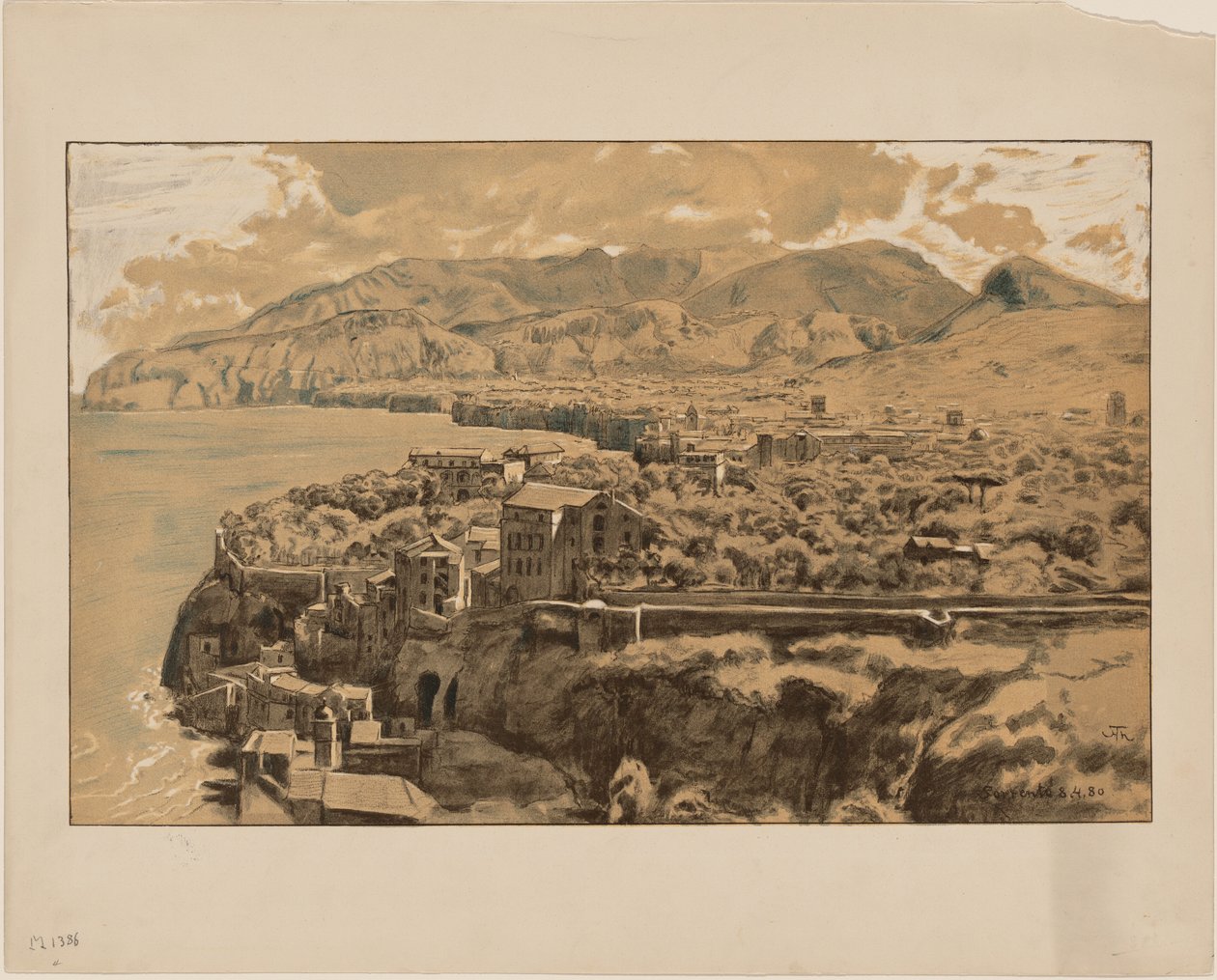 Sorrento door Hans Thoma