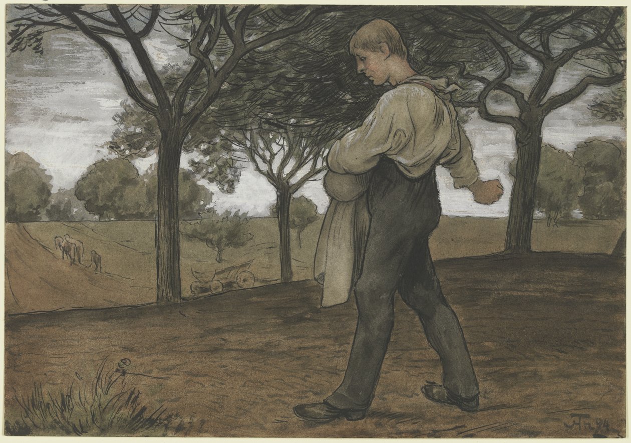 Zaaier door Hans Thoma