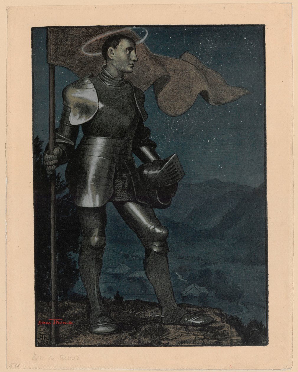 Talhüter II door Hans Thoma