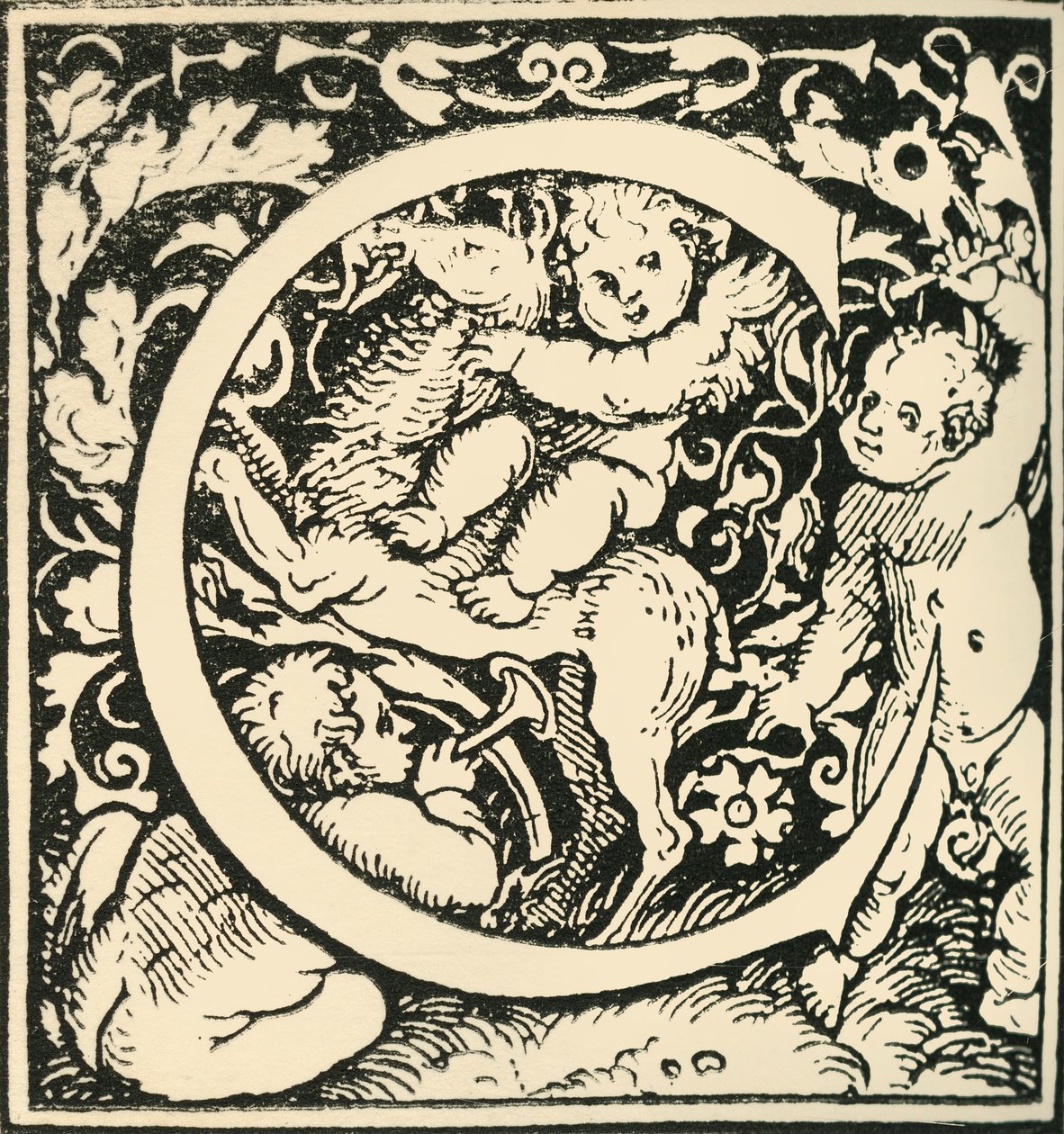 C - Een alfabet door Hans Weiditz, c1520-1521, 1908 door Hans Weiditz