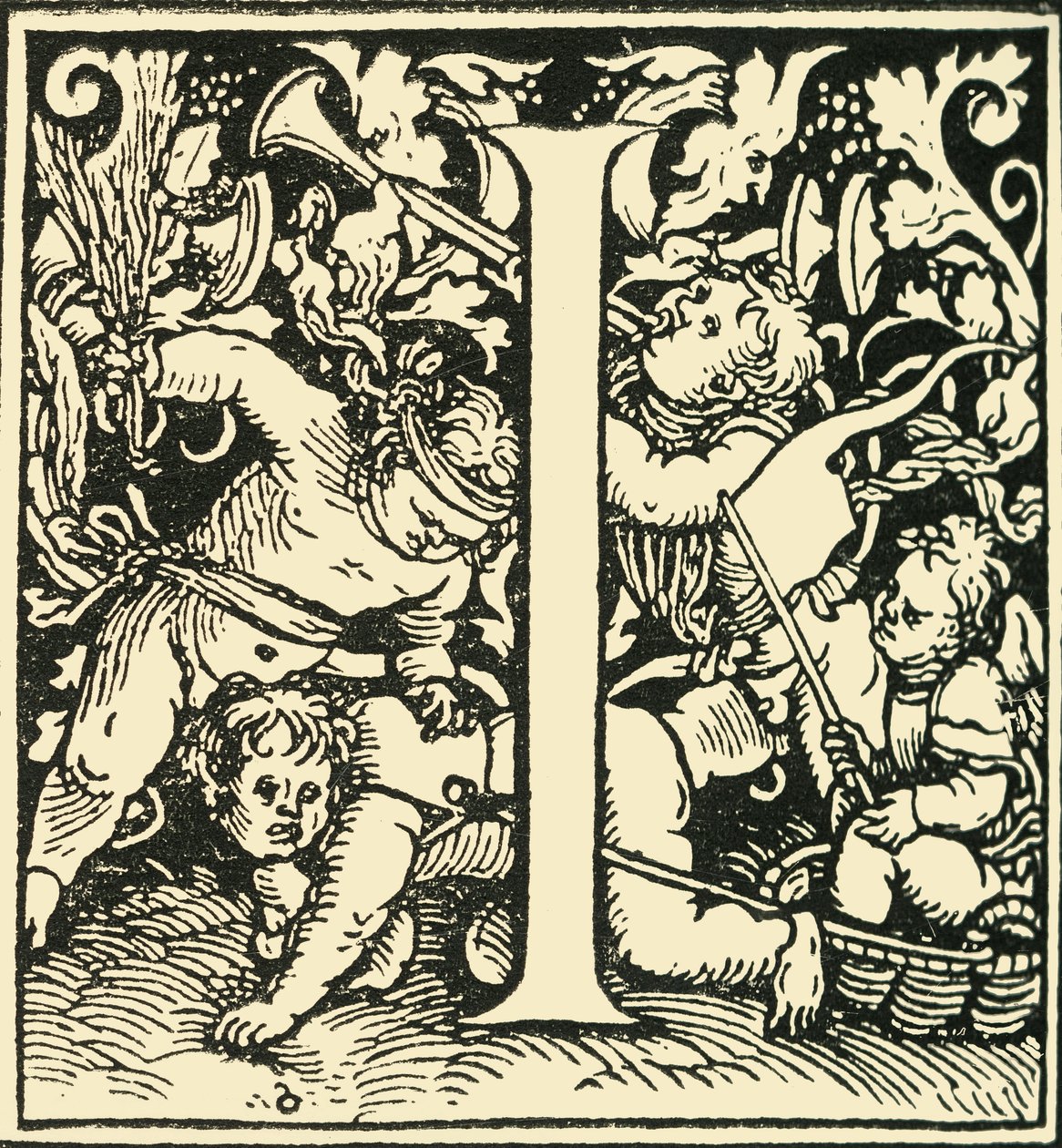 I - Een Alfabet door Hans Weiditz, c1520-1521, 1908 door Hans Weiditz