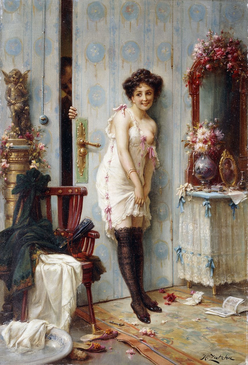 De Minnaar door Hans Zatzka