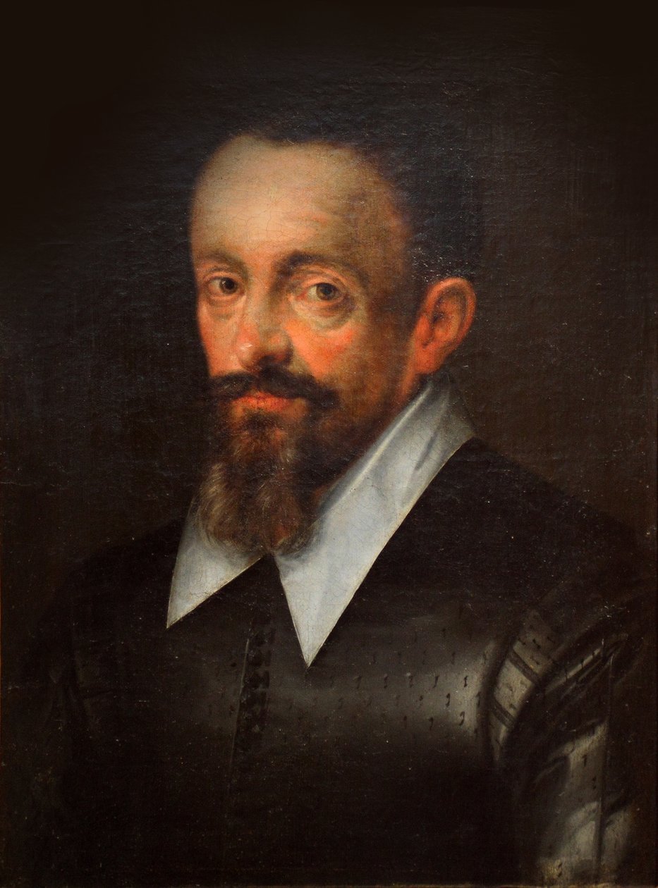 Portret van Johannes Kepler 1571-1630, tussen 1601 en 1615 door Hans von Aachen