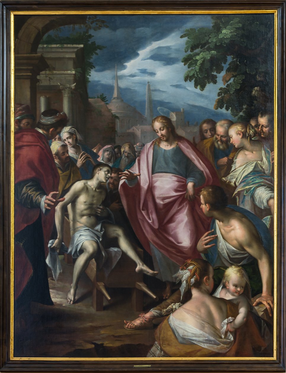 Opwekking van de zoon van de weduwe van Nain door Hans von Aachen