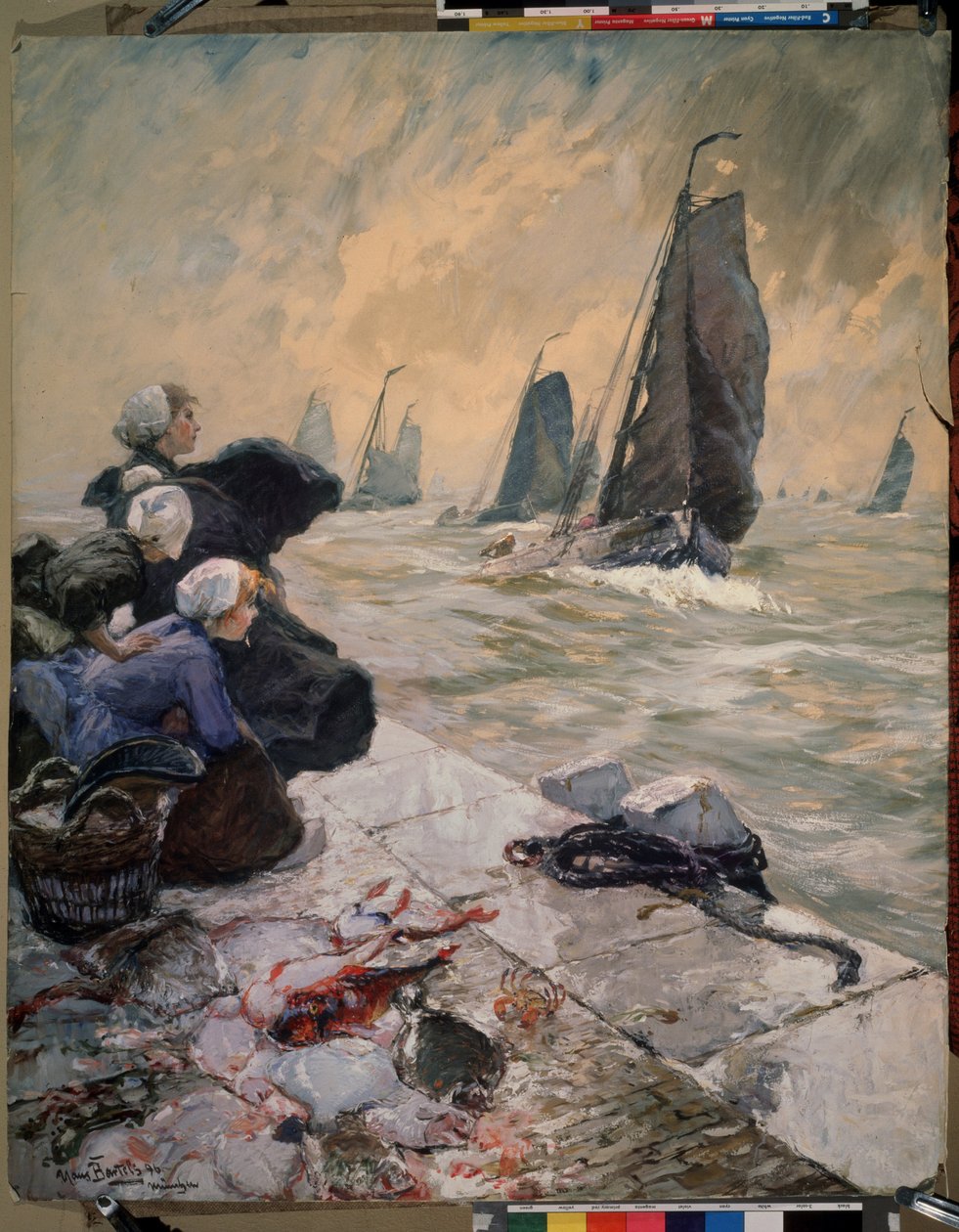 De vissersvrouwen door Hans von Bartels