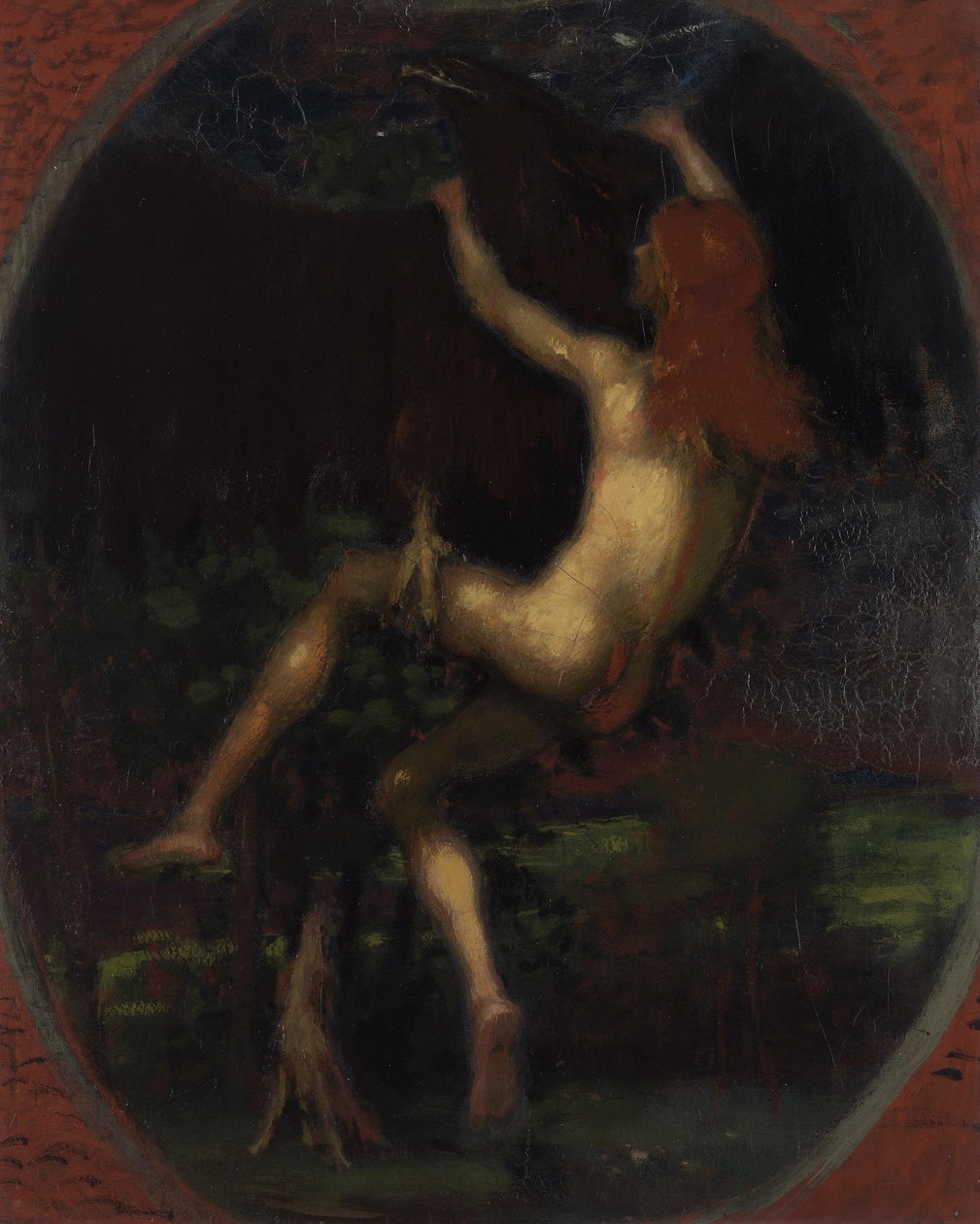 De ontvoering van Ganymedes door Hans von Marées