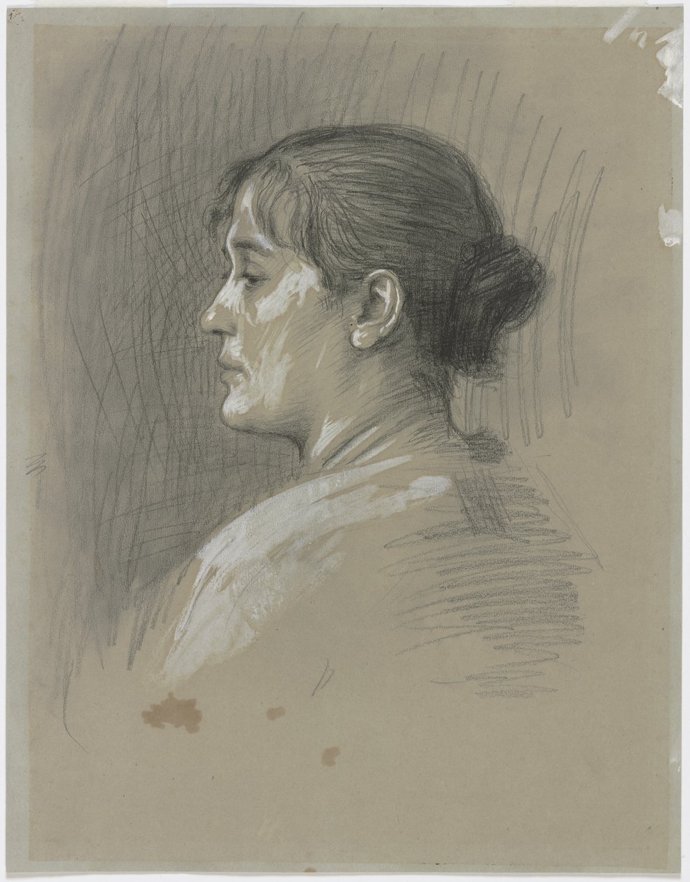 Portret van Klara Bruckmann door Hans von Marées