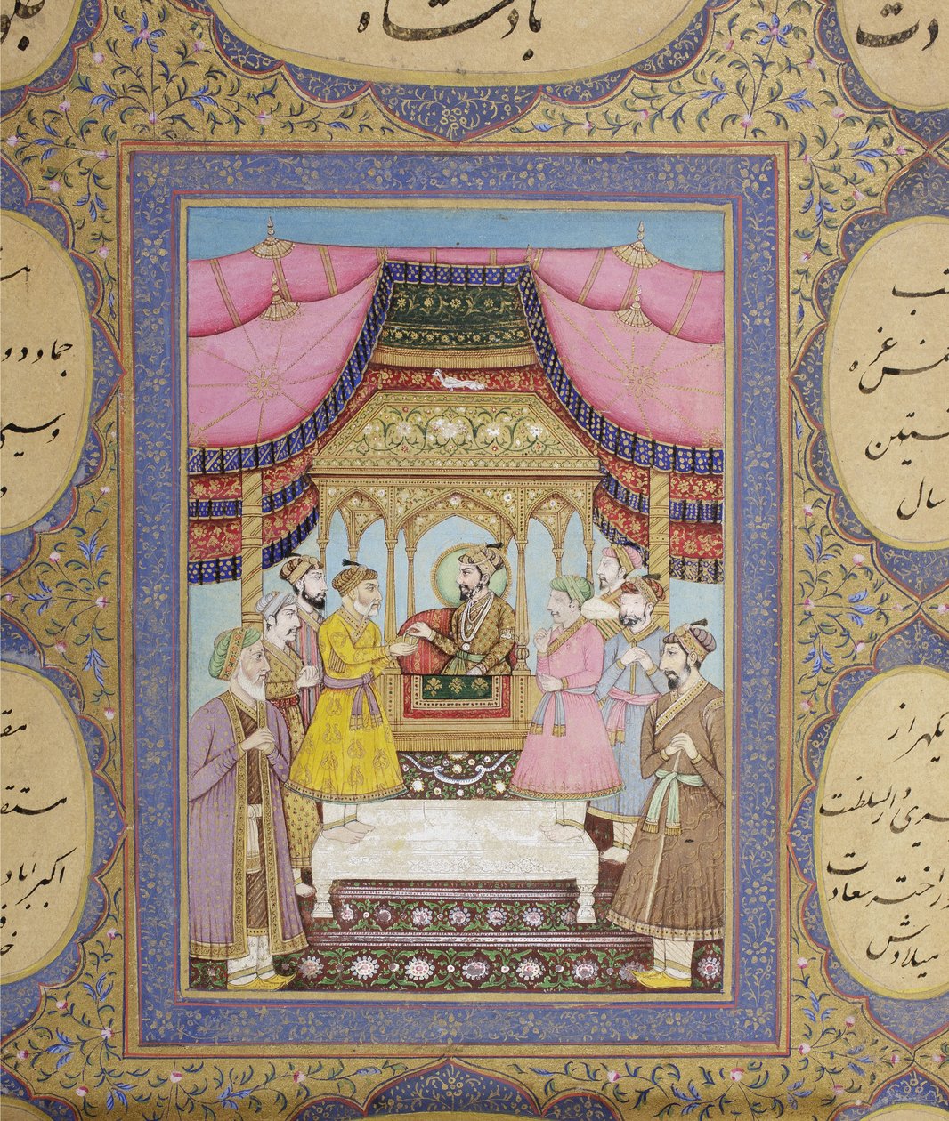 Album van de Mughal dynastieke genealogie, 1855 door Haqim Ahasan Ullah Khan
