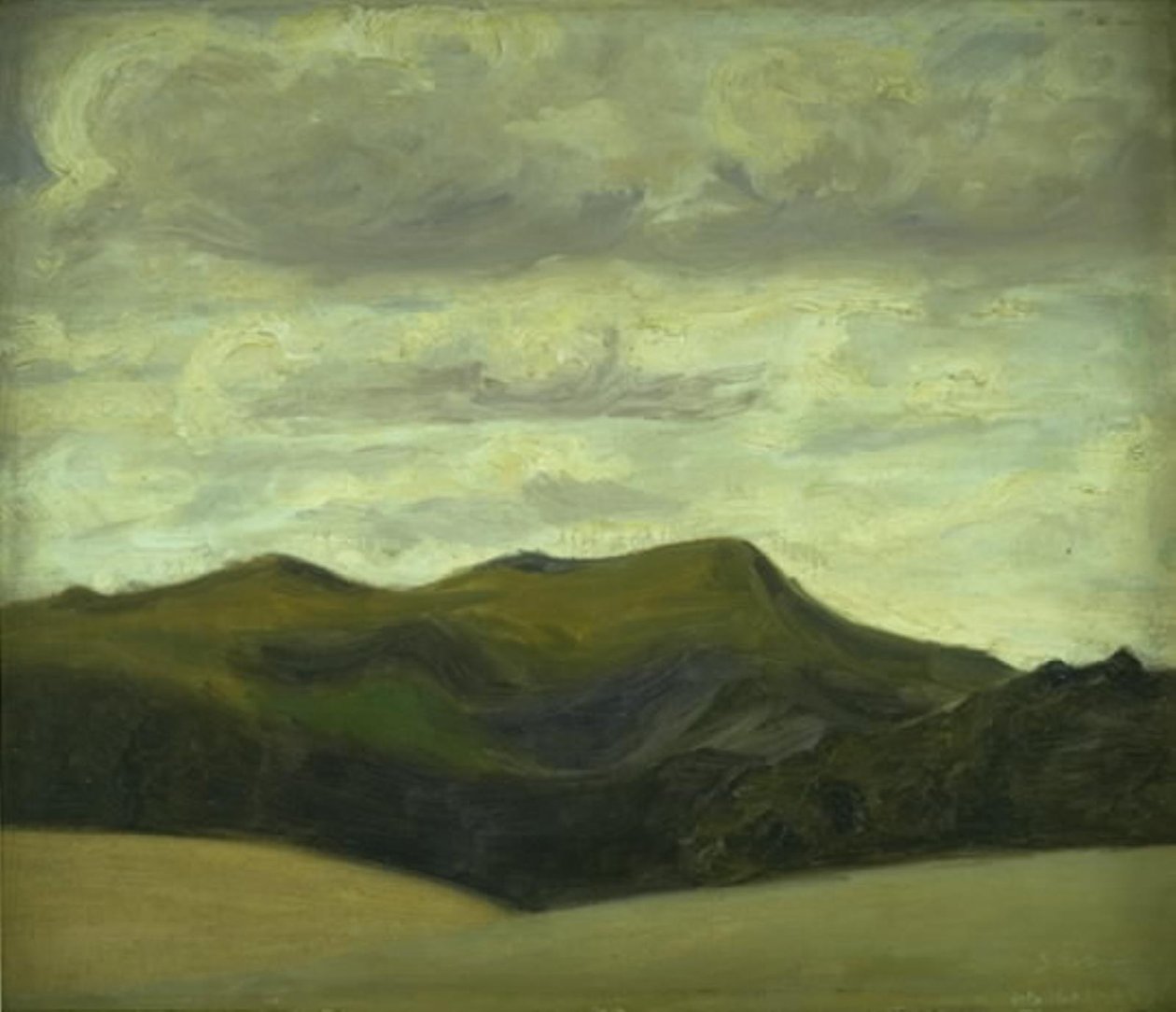 Landschap bij Skørping, Jutland door Harald Giersing