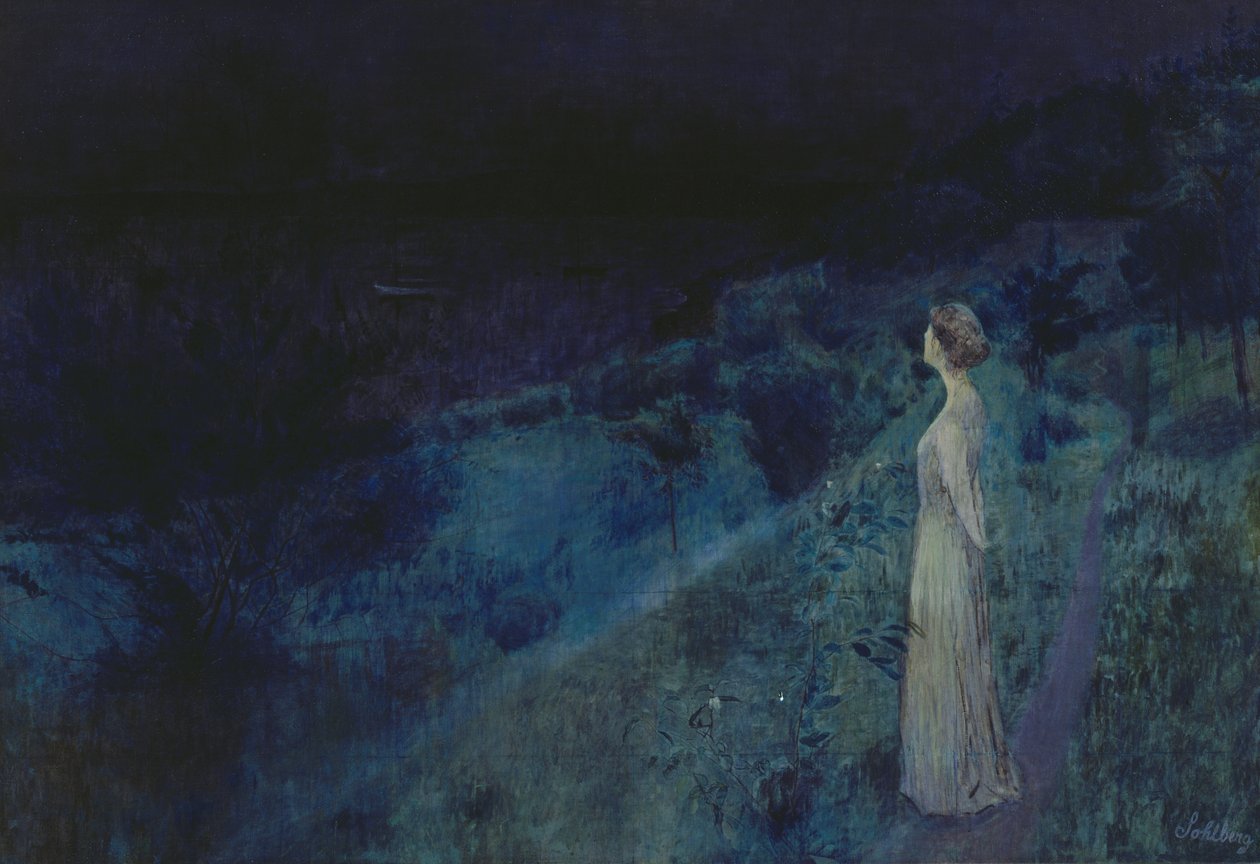 De stilte door Harald Oscar Sohlberg