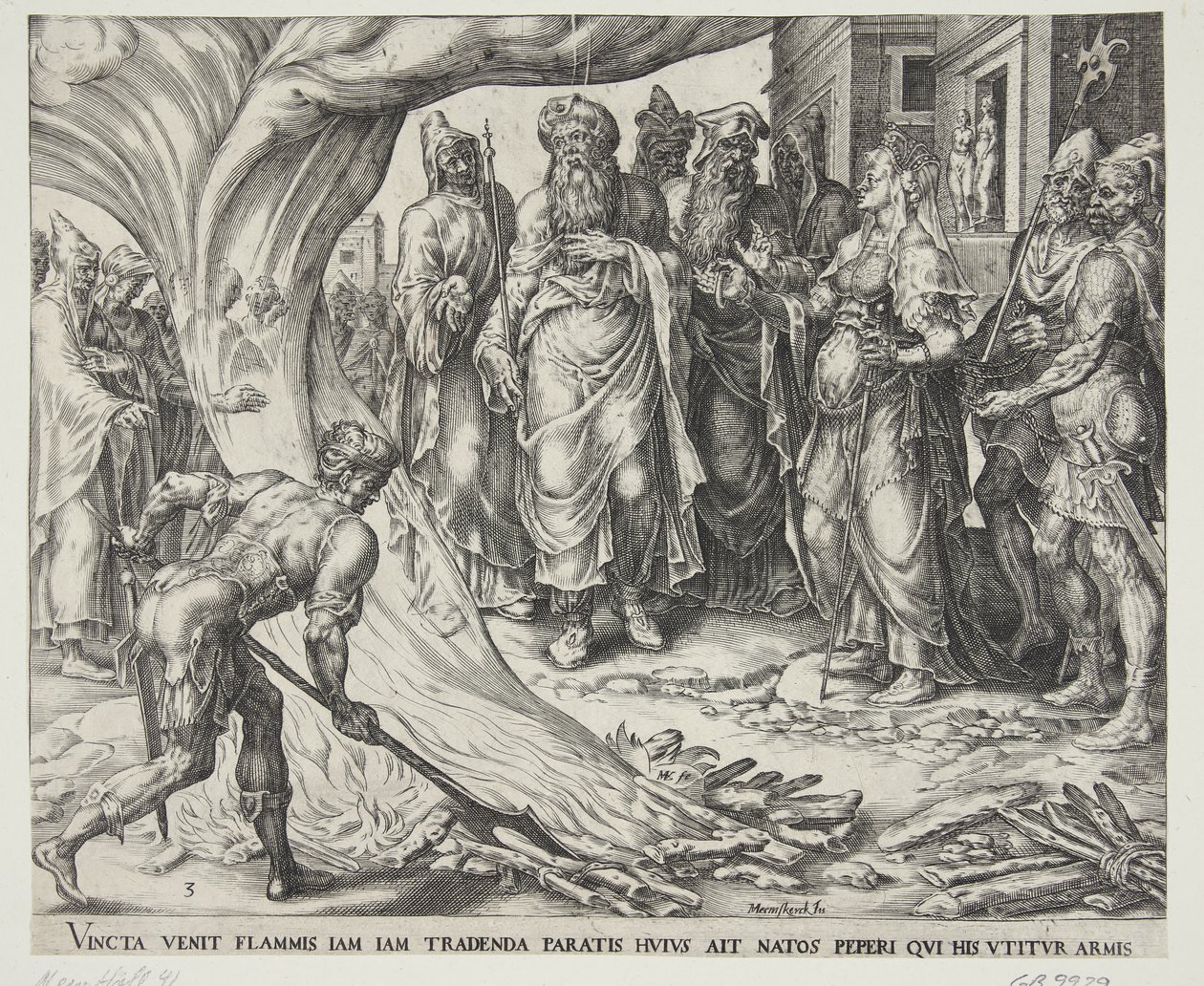 Tamar ter executie gebracht, met het onderpand van Juda door Harmen Jansz. Muller