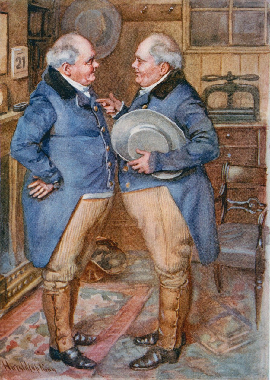 De gebroeders Cheeryble, illustratie voor 
