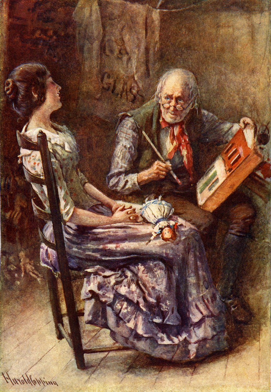 De krekel bij de haard door Charles Dickens door Harold Copping