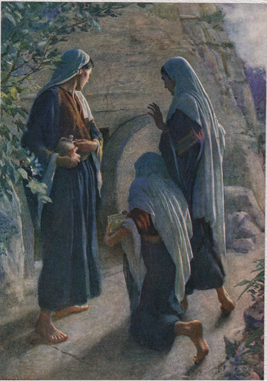 De vrouwen bij het graf, illustratie uit 