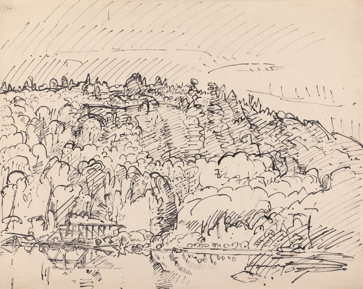 Noors Landschap door Harold Gilman