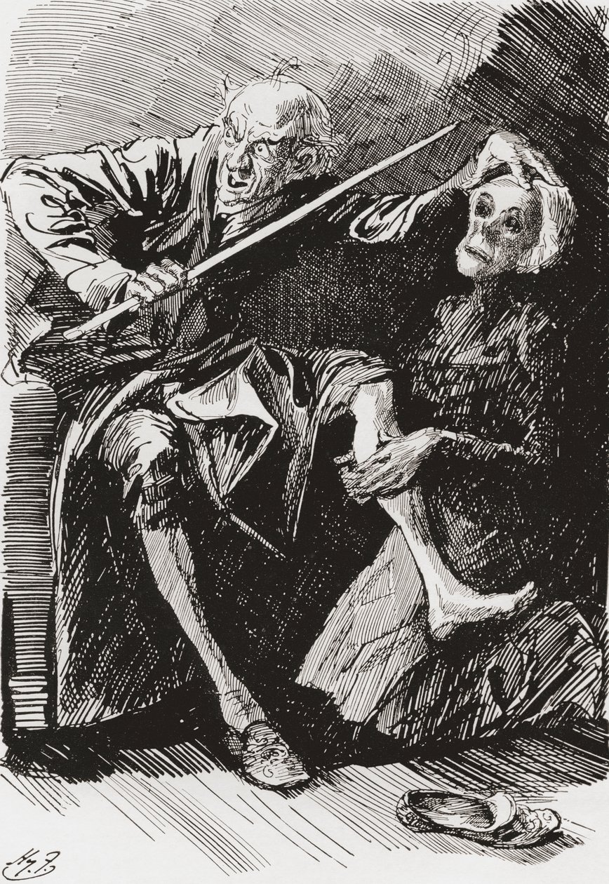Mijn Oom en Betsy Snap door Harry Furniss