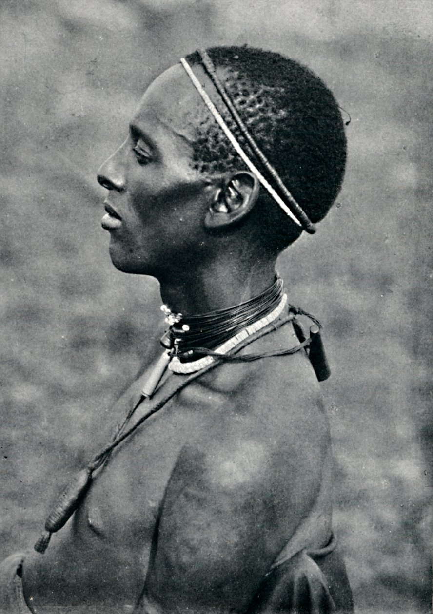 Een Hima uit Mpororo, Equatoriaal Afrika, ten westen van het Victoria Nyanza, 1912 door Harry Johnston