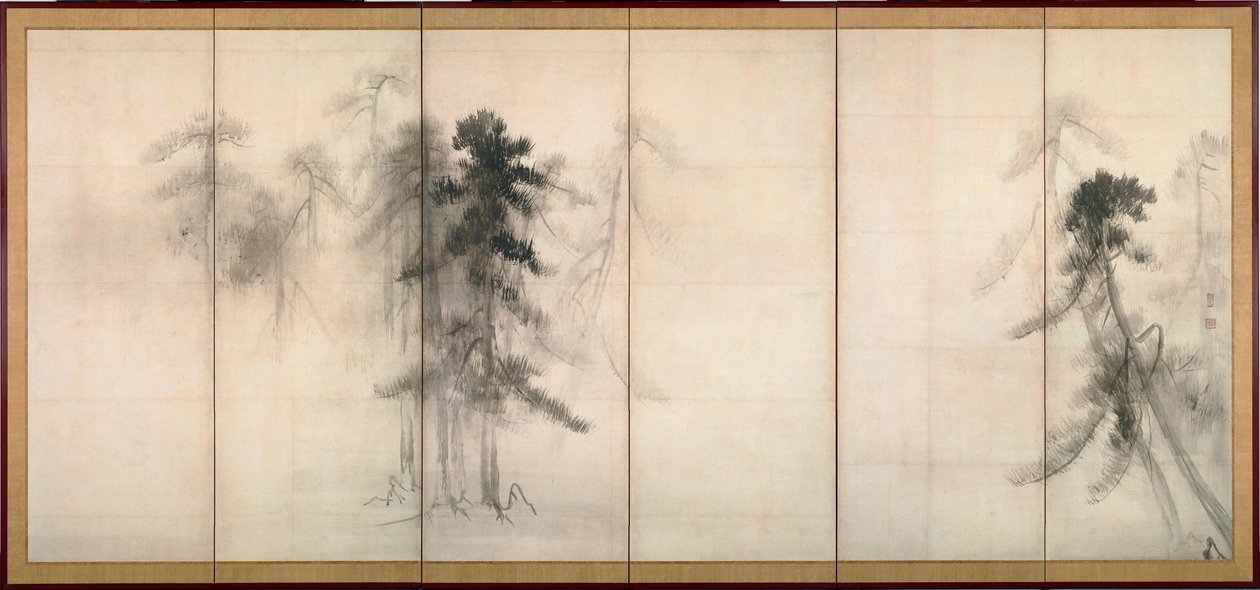 Pijnbomen door Hasegawa Tohaku