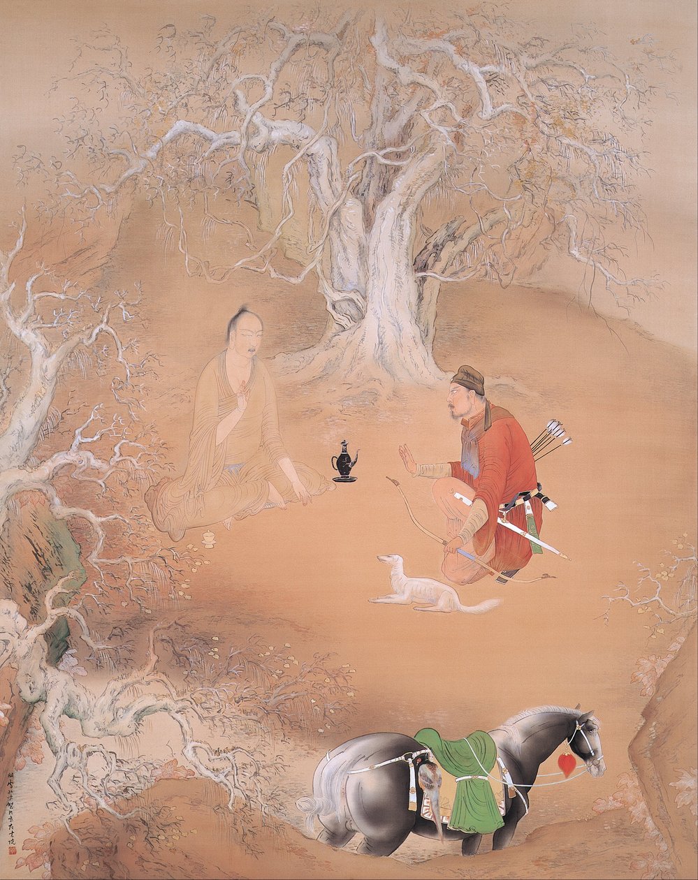 Lentedag door Hashimoto Kansetsu