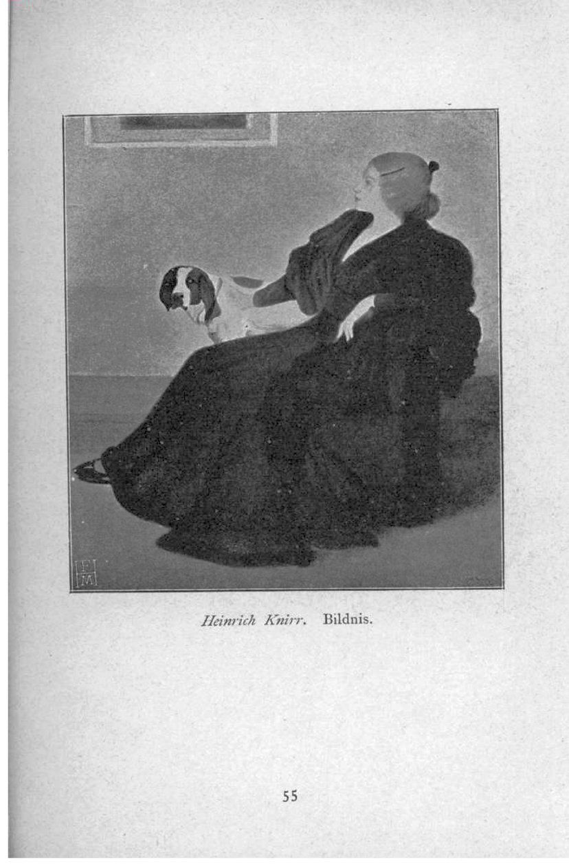 Portret door Heinrich Knirr