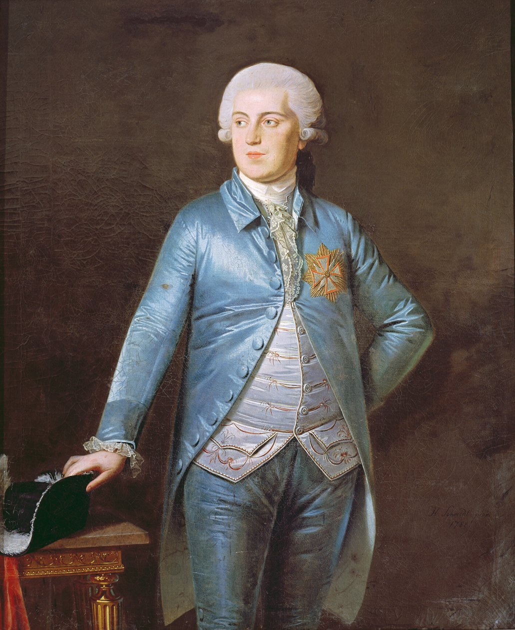 Christian VII (1749-1808) 1788 door Heinrich Schmidt