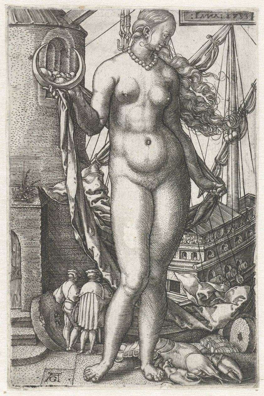 Luna door Heinrich Aldegrever