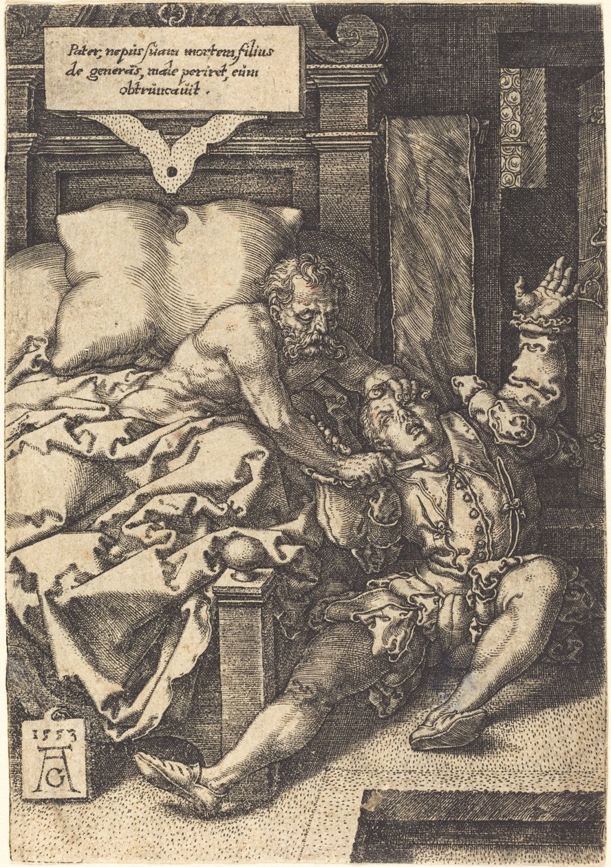 De Strenge Vader door Heinrich Aldegrever