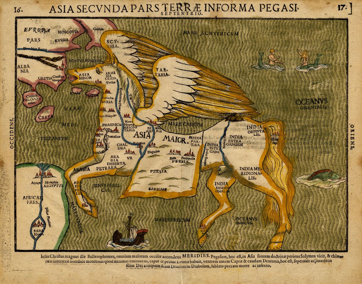 Asia secunda pars terrae informa Pegasi