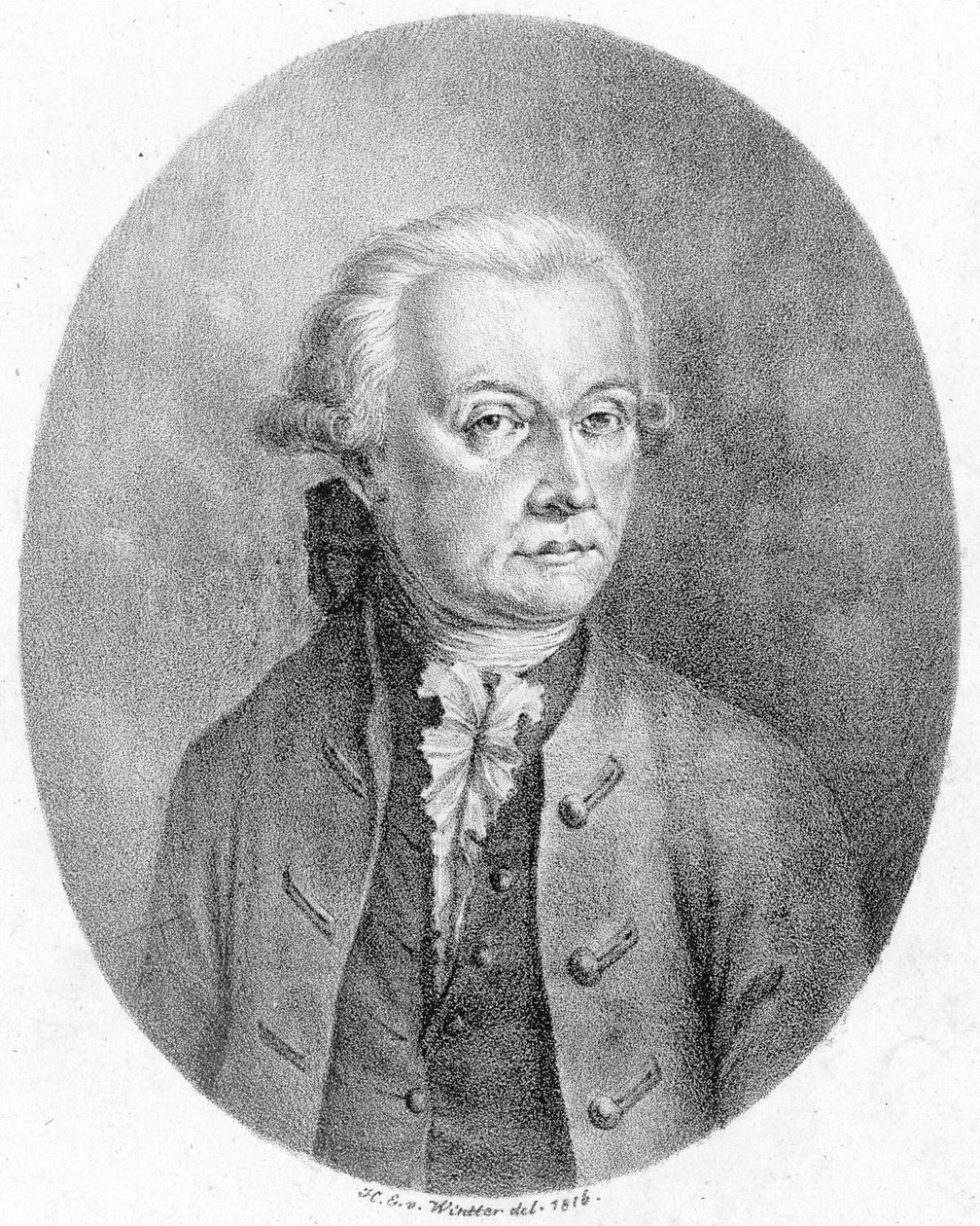Afgebeelde persoon:  Leopold Mozart door Heinrich Eduard Winter