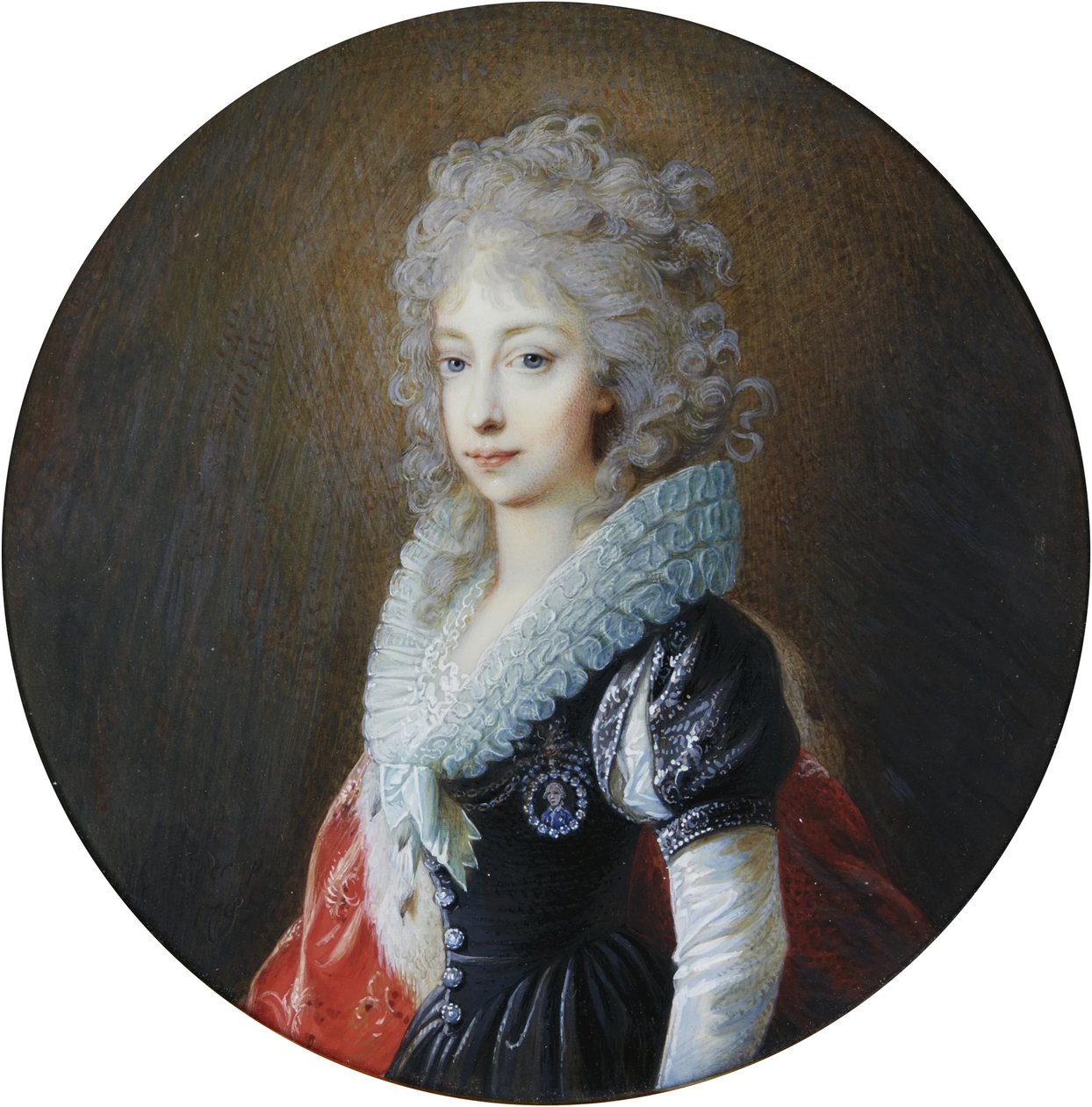 Portret van aartshertogin Marie Clementine van Oostenrijk, later kroonprinses van Napels (1777-1801) door Heinrich Füger