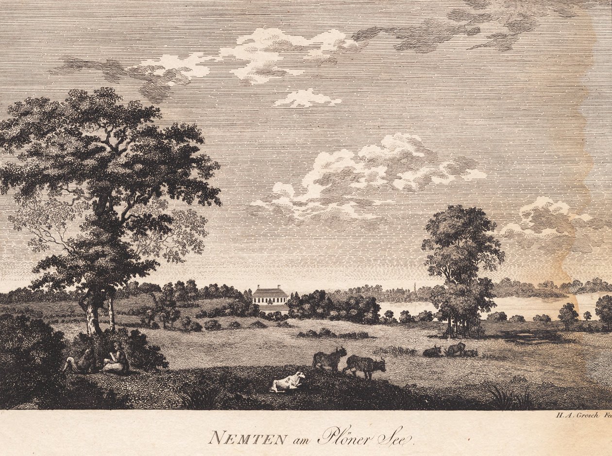 Nemten aan de Plöner See door Heinrich Grosch