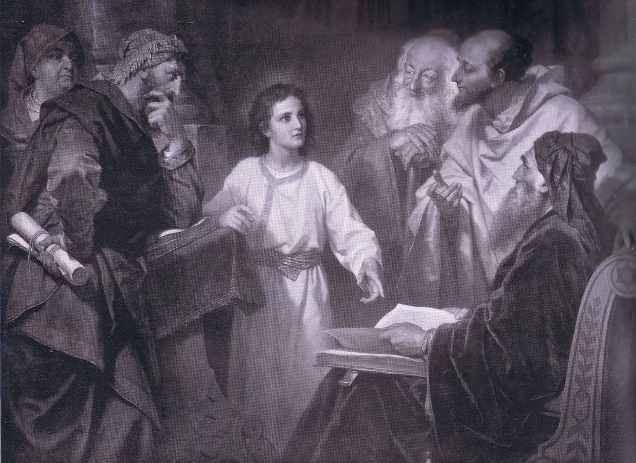 Jezus als een jeugd, Bibbys Annual, 1916-1917 door Heinrich Karl Hofmann