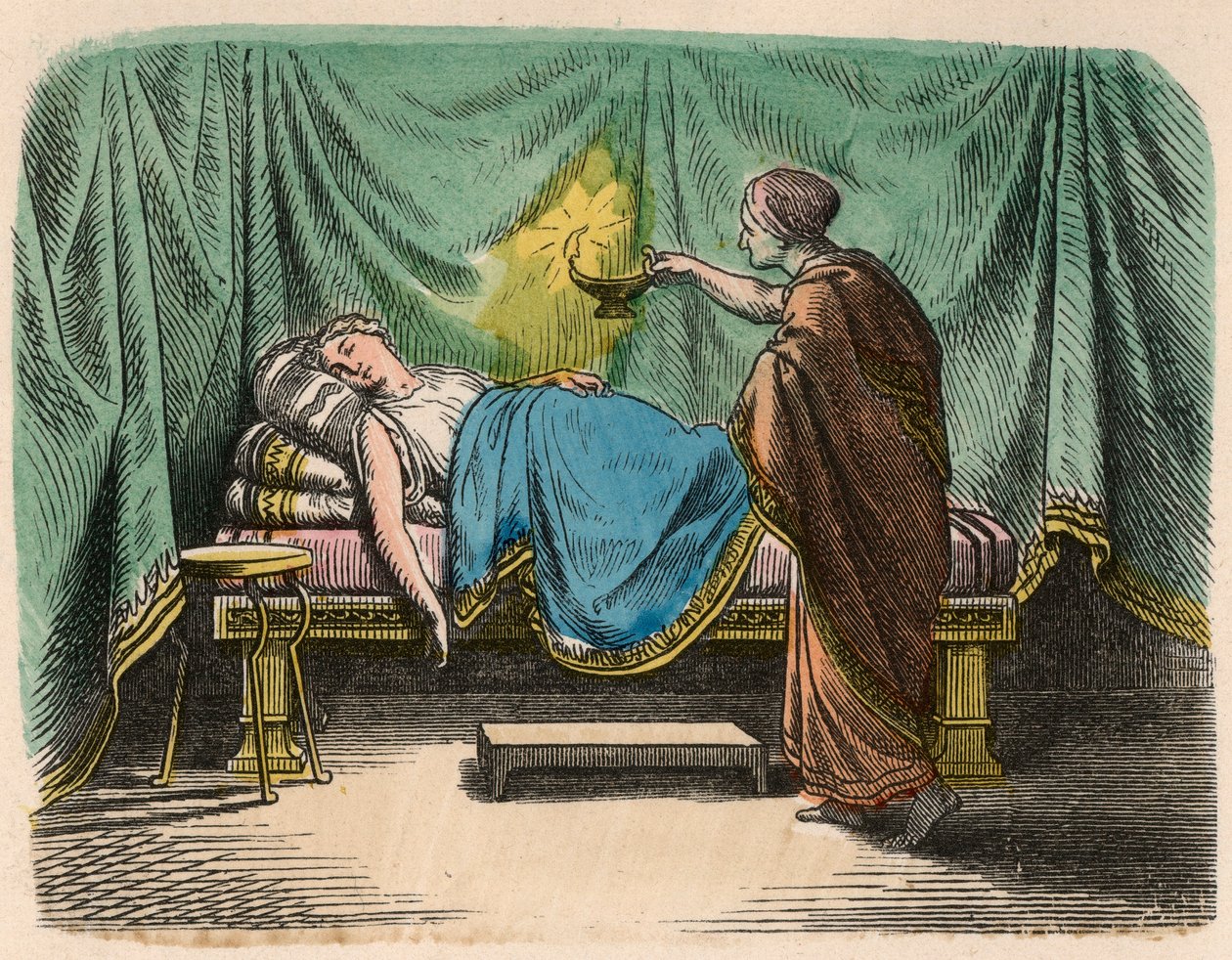 Griekenland ten tijde van de Republieken: Bed door Heinrich Leutemann
