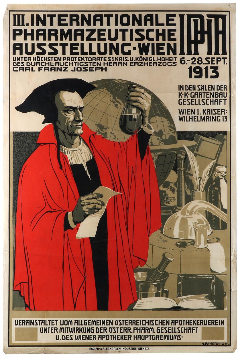 III Internationale Farmaceutische Tentoonstelling Wenen, 1913 door Heinrich Maria Pangratz