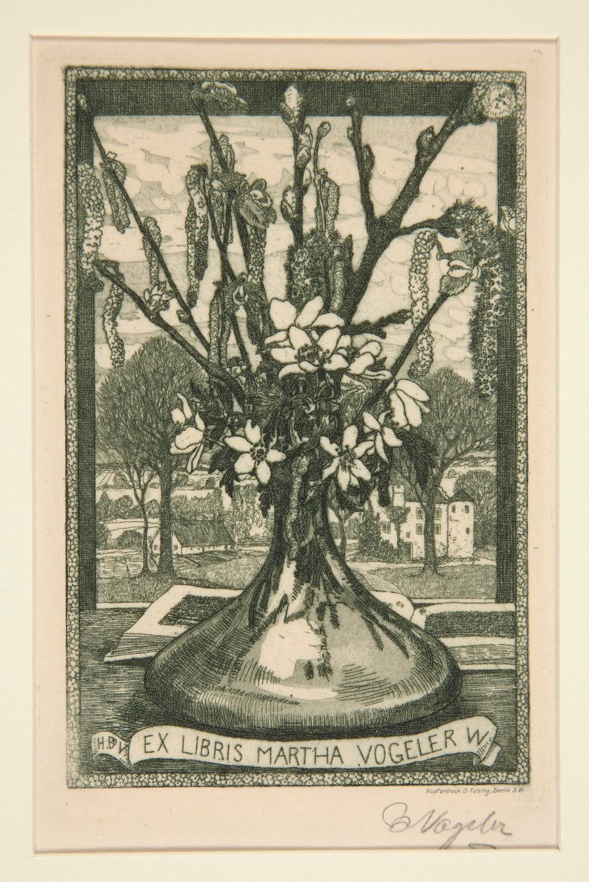 Boekplaten door Heinrich Vogeler