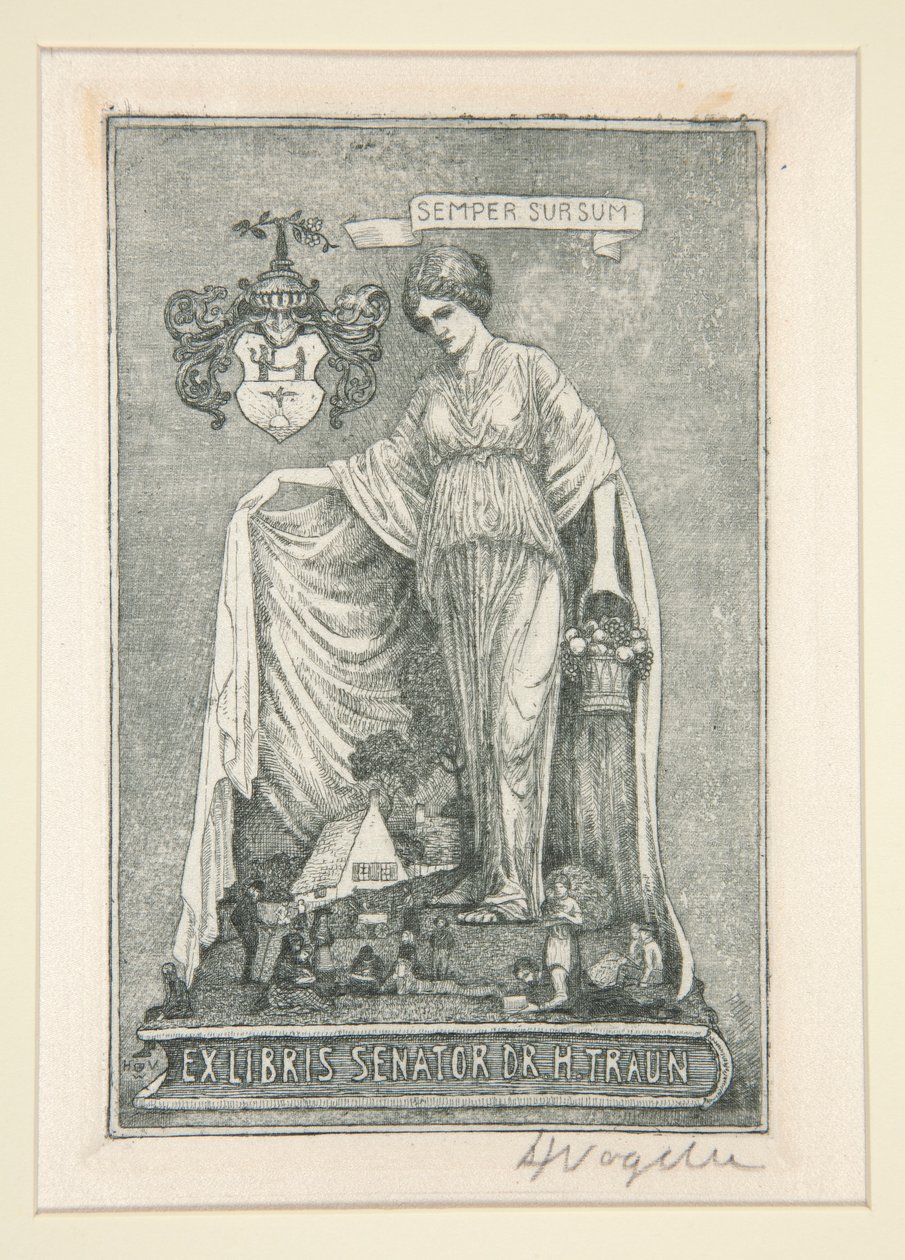 Boekplaten door Heinrich Vogeler